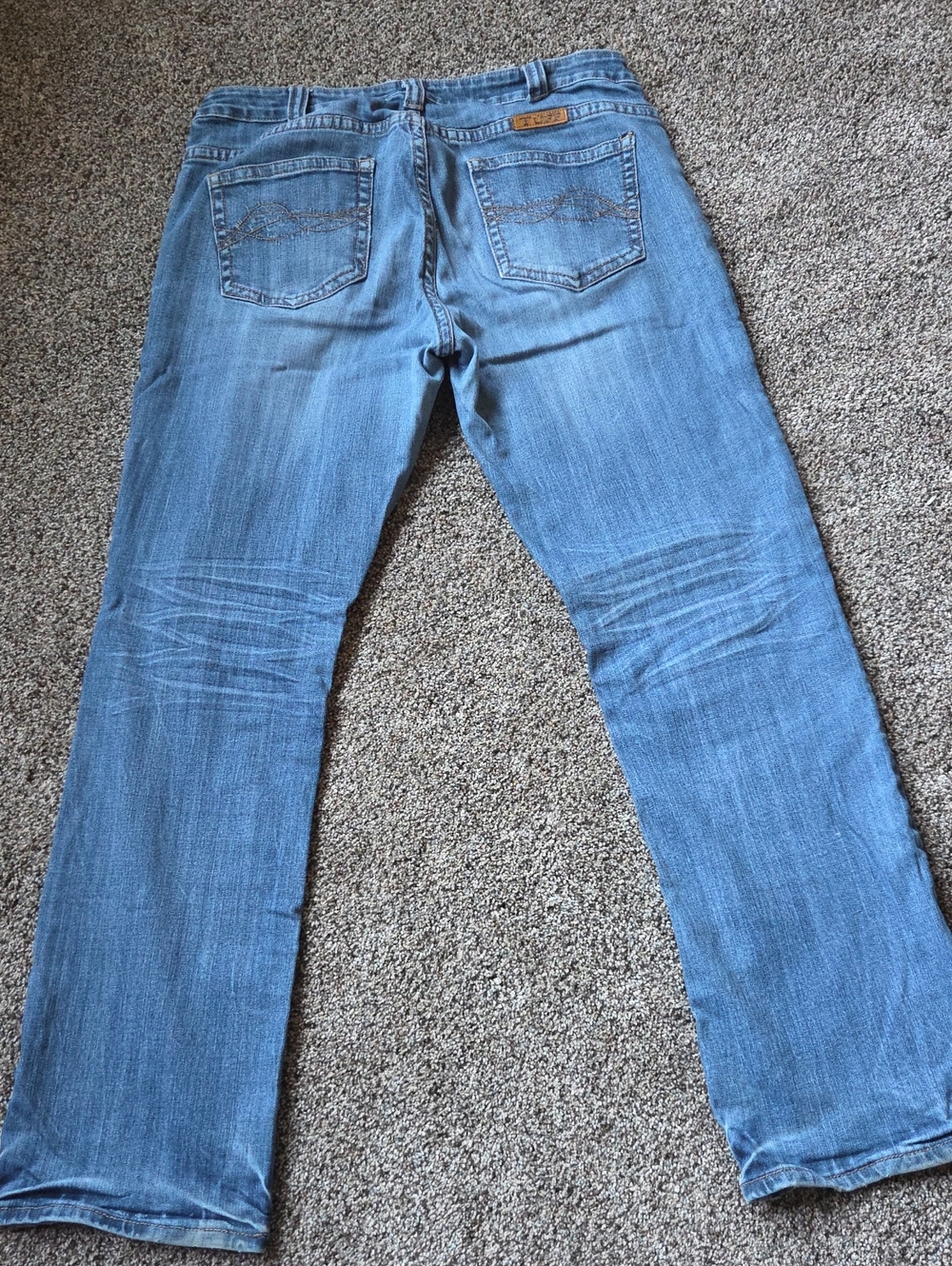 Cowgirl Tuff Light Blue Women’s Straight-Leg Jeans